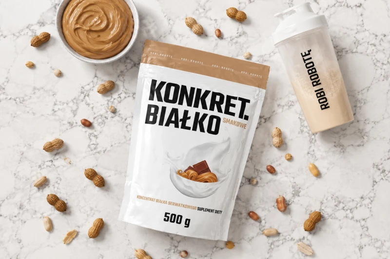 białko smakowe baton z masłem orzechowym 1