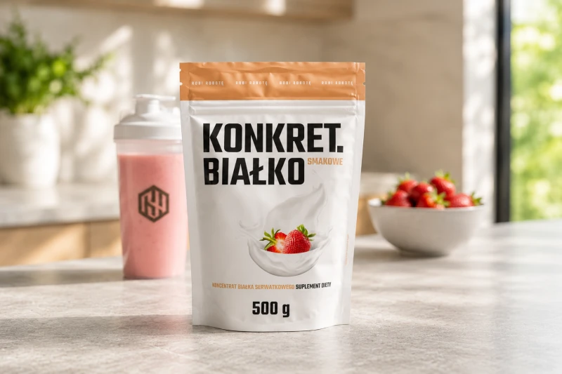 białko smakowe truskawka 1