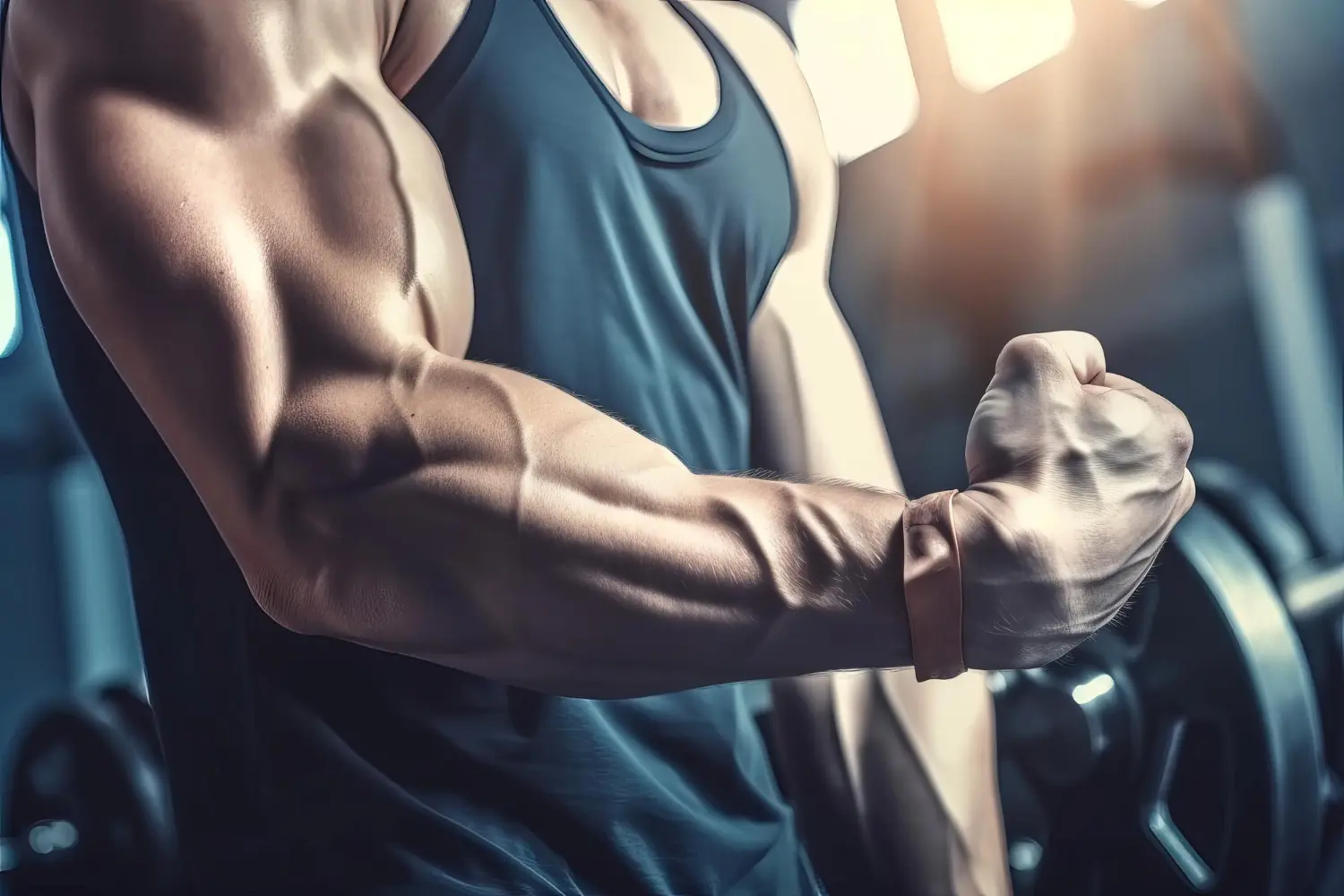 pompa na bicepsie